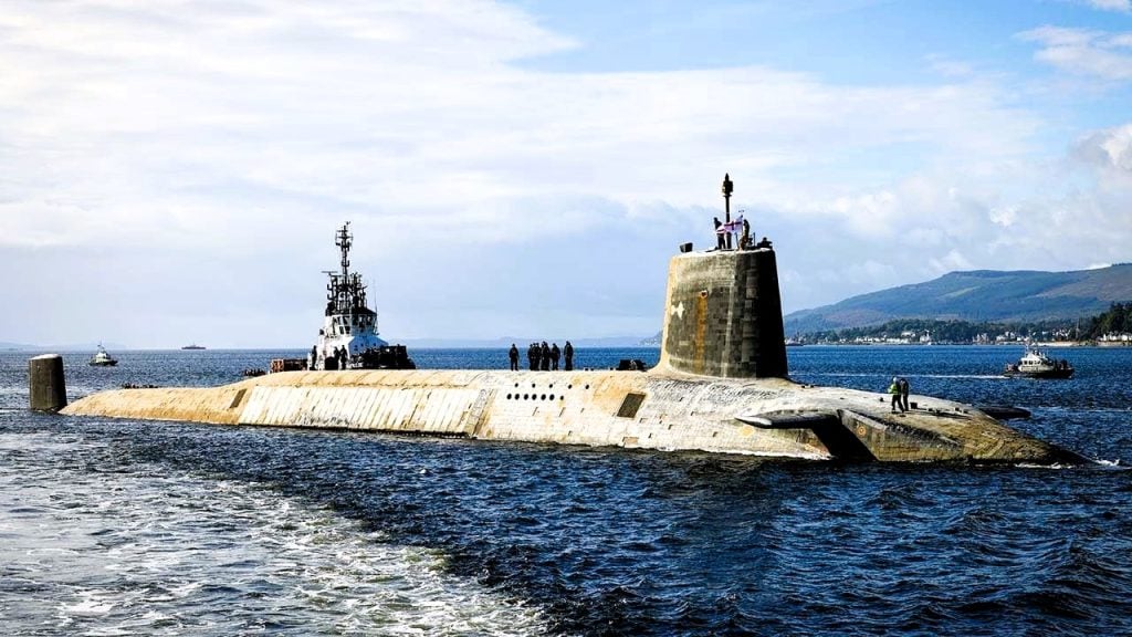 Top Ballistic Missile Submarines in the World Vanguard-class SSBN