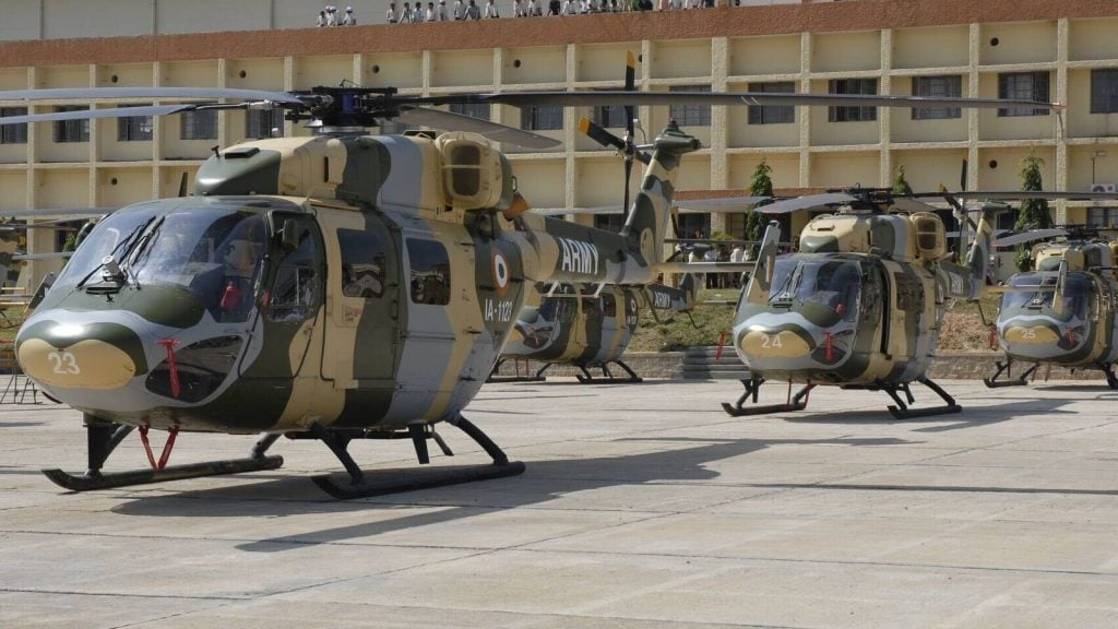 Top Indian Army Helicopters HAL Dhruv