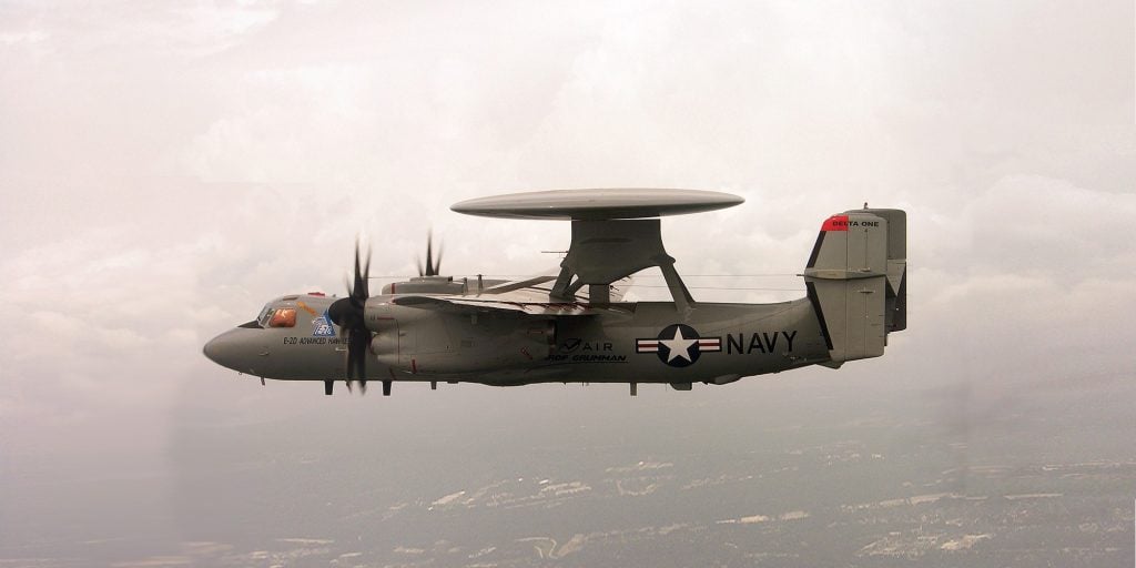 Top Most Expensive Military Non-Fighter Aircraft Northrop Grumman E-2D Advance Hawkeye