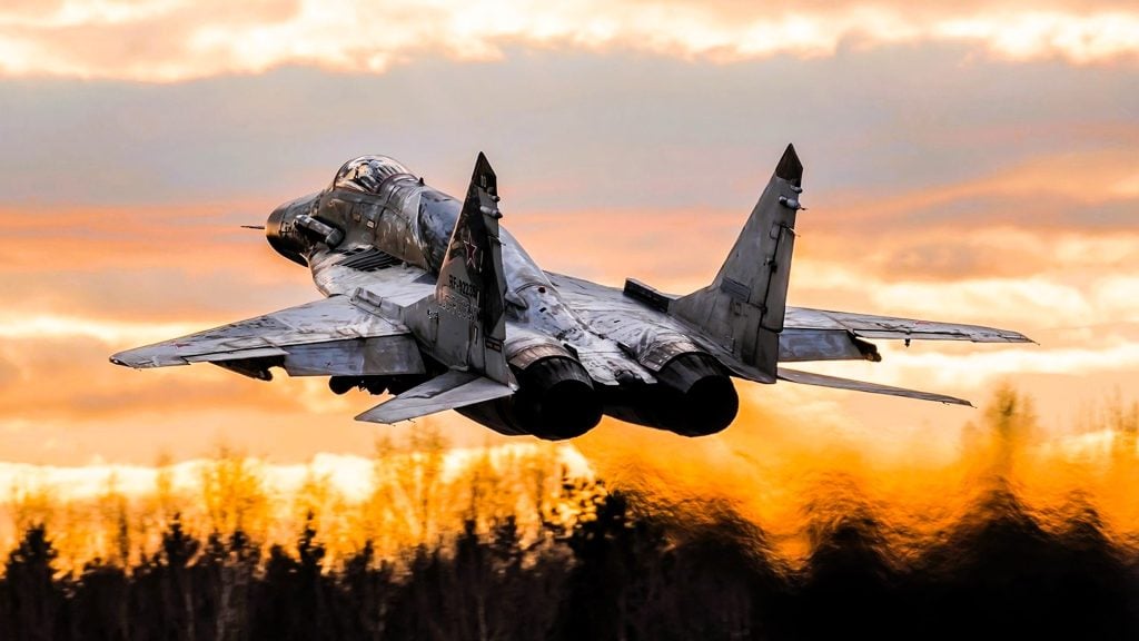 Top Russian Fighter Jets 2024 Mikoyan MiG-29