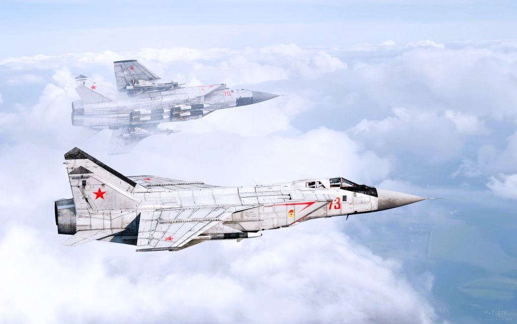 Top Russian Fighter Jets 2024 Mikoyan MiG-31