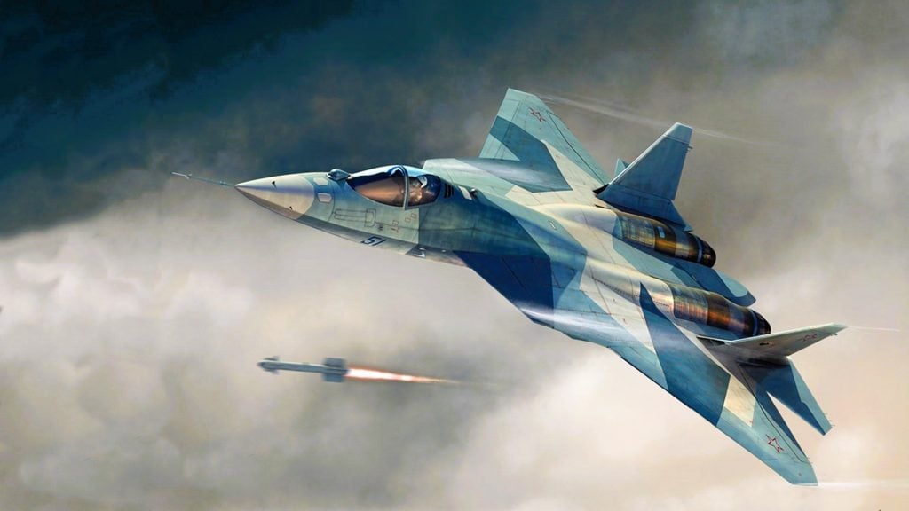 Top Russian Fighter Jets 2024 Sukhoi Su-57