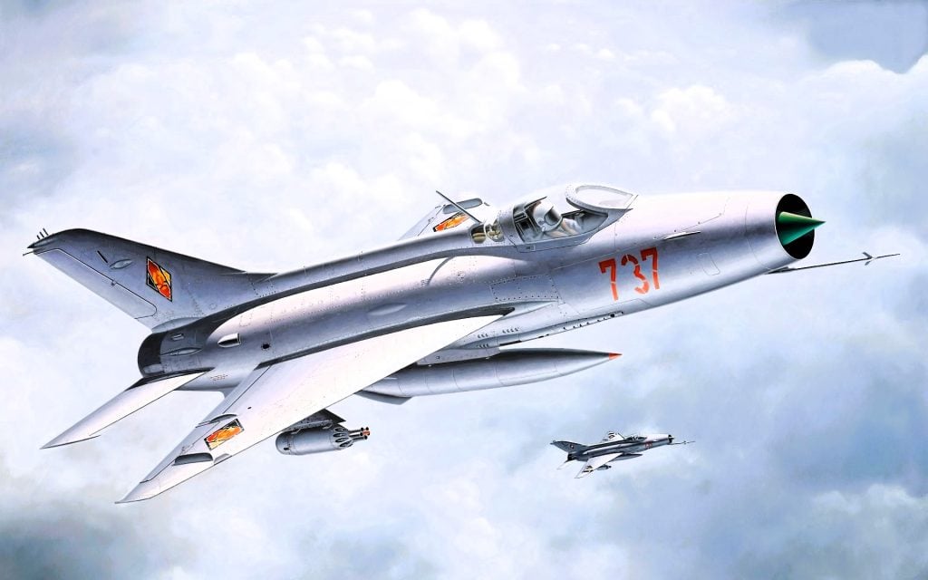Top Single-Engine Fighter Jets of All Time Mikoyan-Gurevich MiG-21