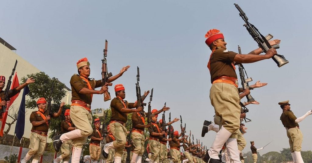 21-Gun Salute Drill by Indian Army Before Independence Day