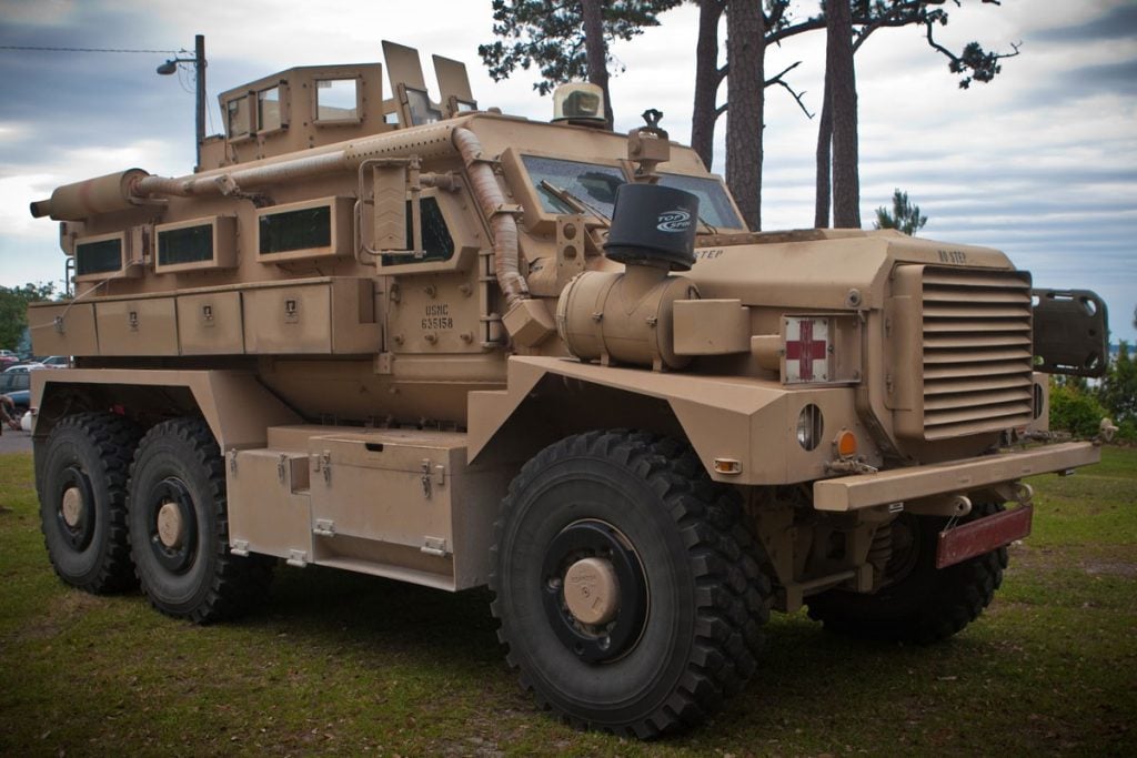 Armored Vehicles Diverse Spectrum of Armored Vehicles Mine-Resistant Ambush Protected (MRAP) Vehicles