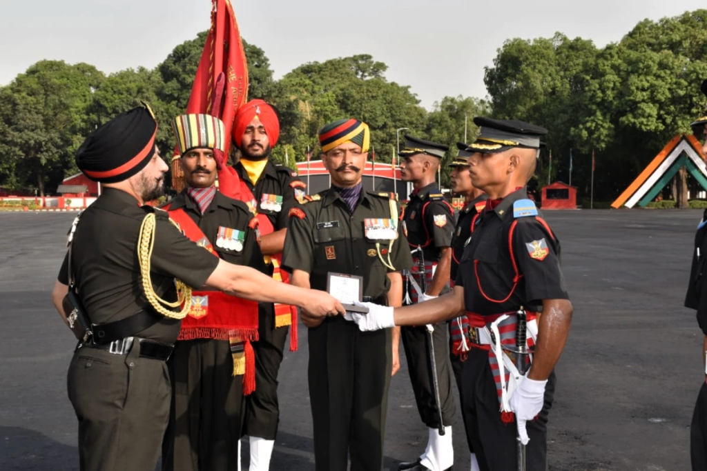 Indian Army SSC Tech Entry ceremony