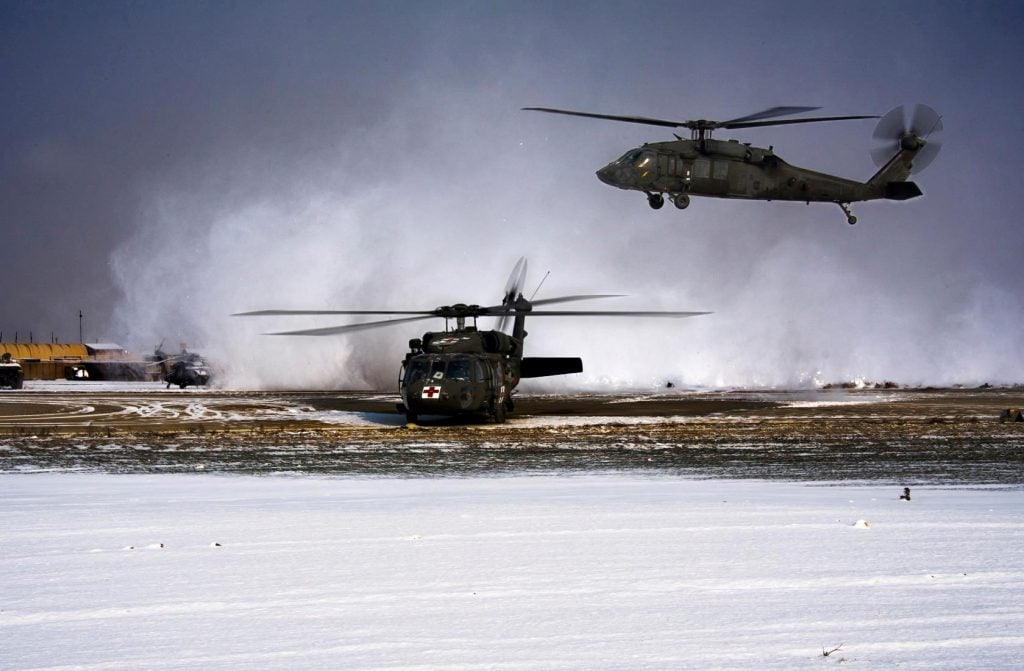 Military Vehicles Made for Harsh Winters  U.S. Army UH-60 Black Hawk