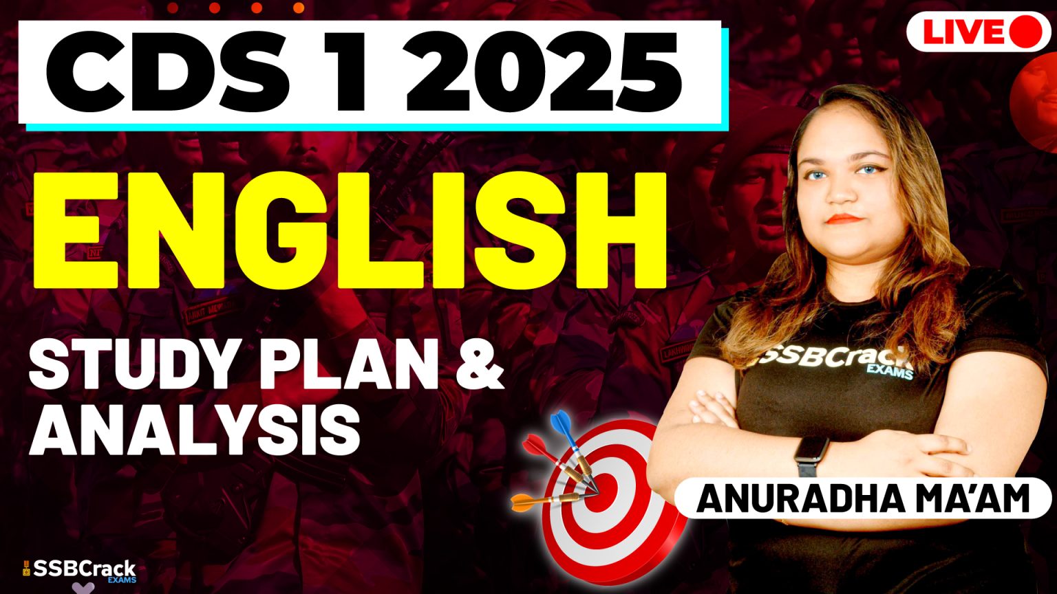 CDS 1 2025 Exam English Study Plan & Analysis