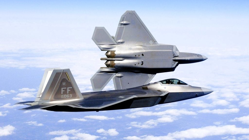 Fighter Jets With the Coolest Helmet Technology  Lockheed Martin F-22 Raptor