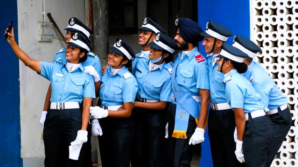 Indian Airforce Agniveer Non-Combatant Selection Process cadets