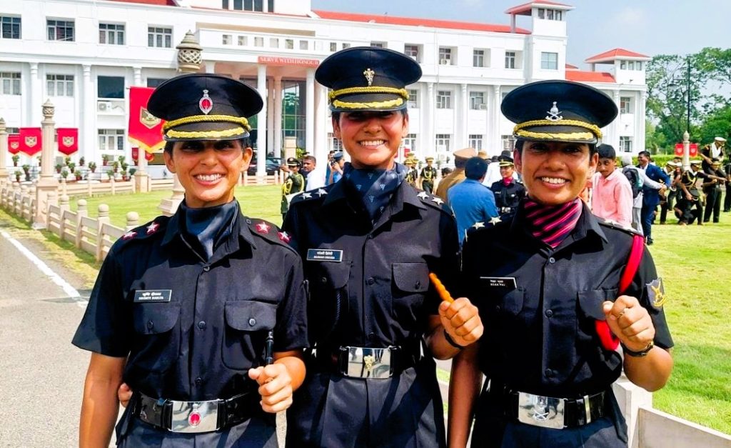 Indian Defence Forces lady cadets