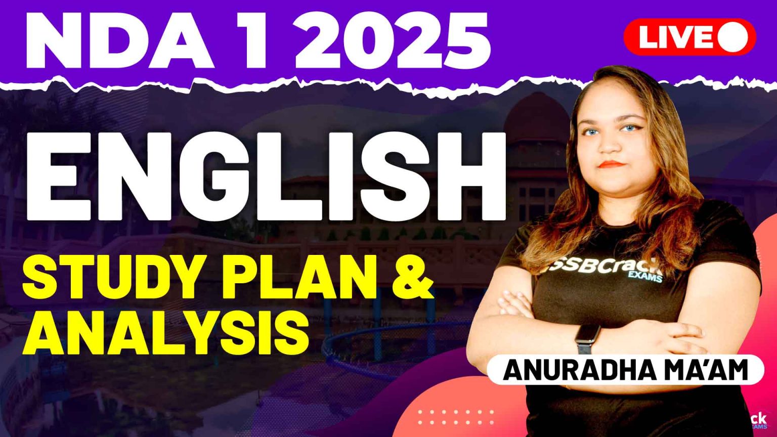 NDA 1 2025 Exam English Study Plan & Analysis