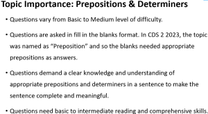 CDS 1 2025 Exam English Study Plan & Analysis