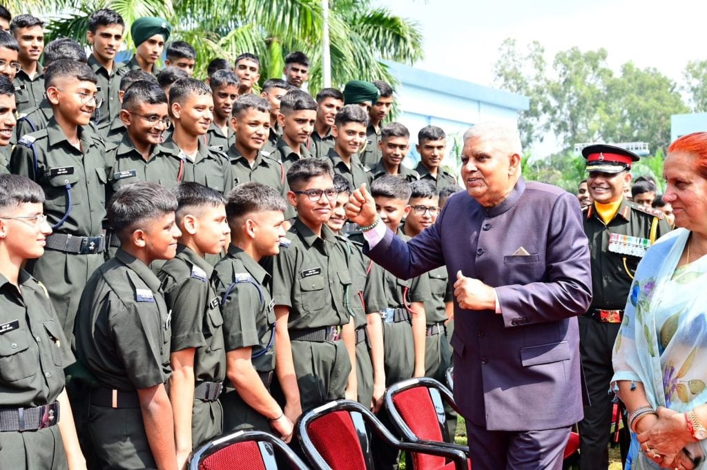 RIMC and Sainik Schools students