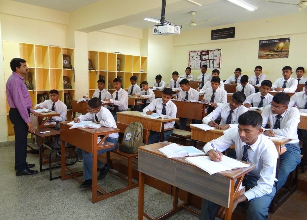 Sainik School classroom