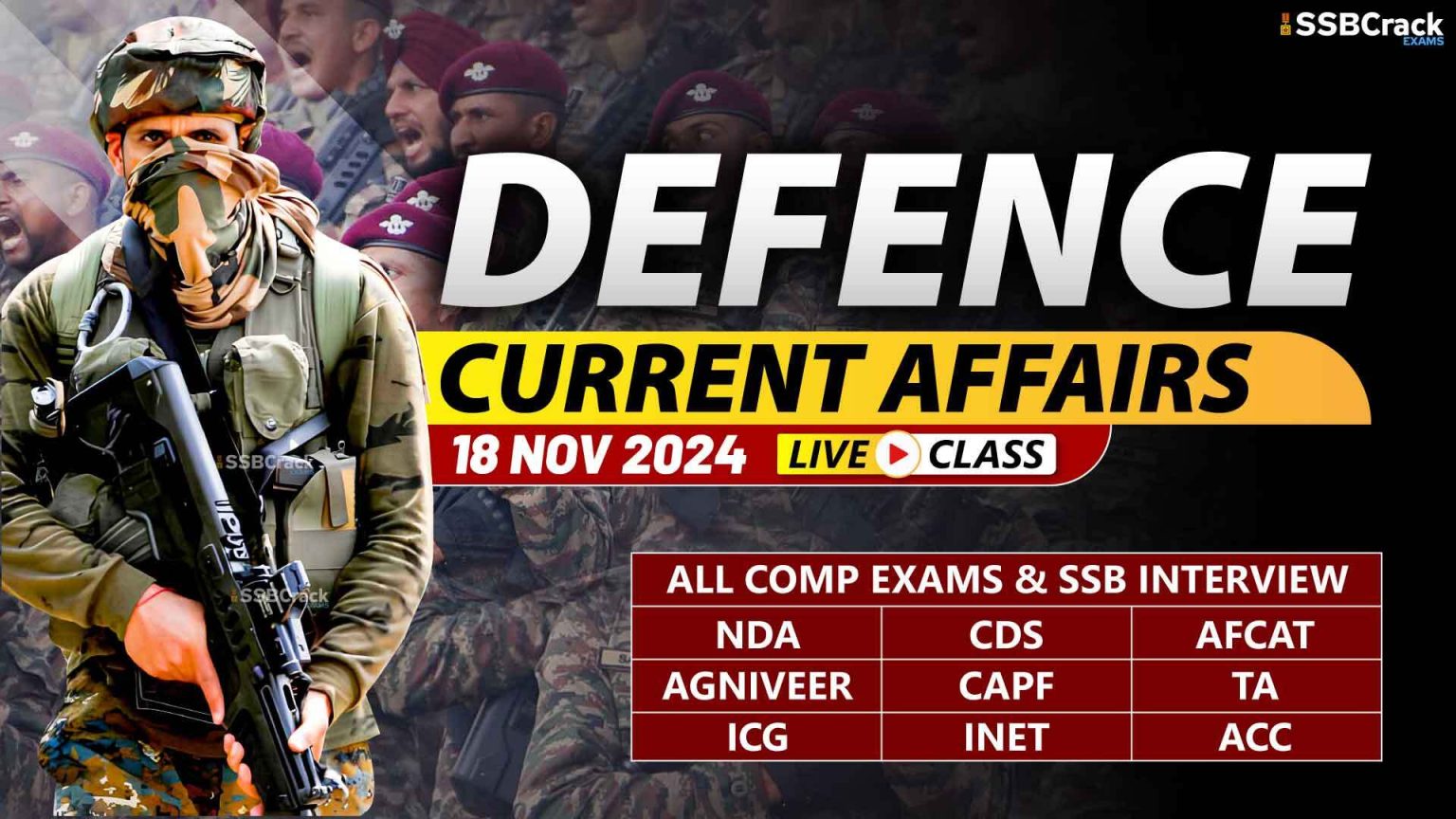 Defence Current Affairs 18 November 2024