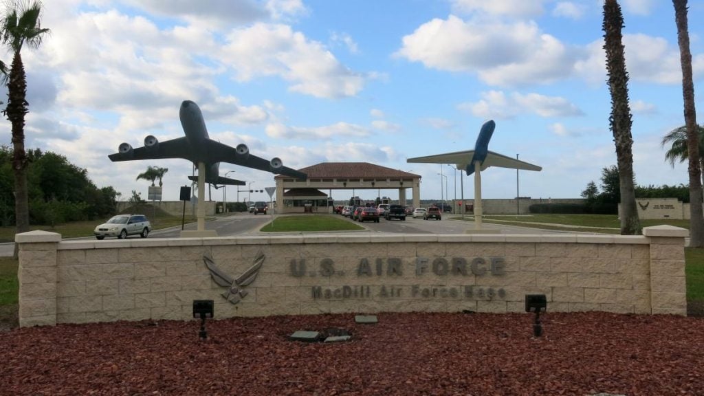 Hottest Bases in the United States MacDill Air Force Base, Florida