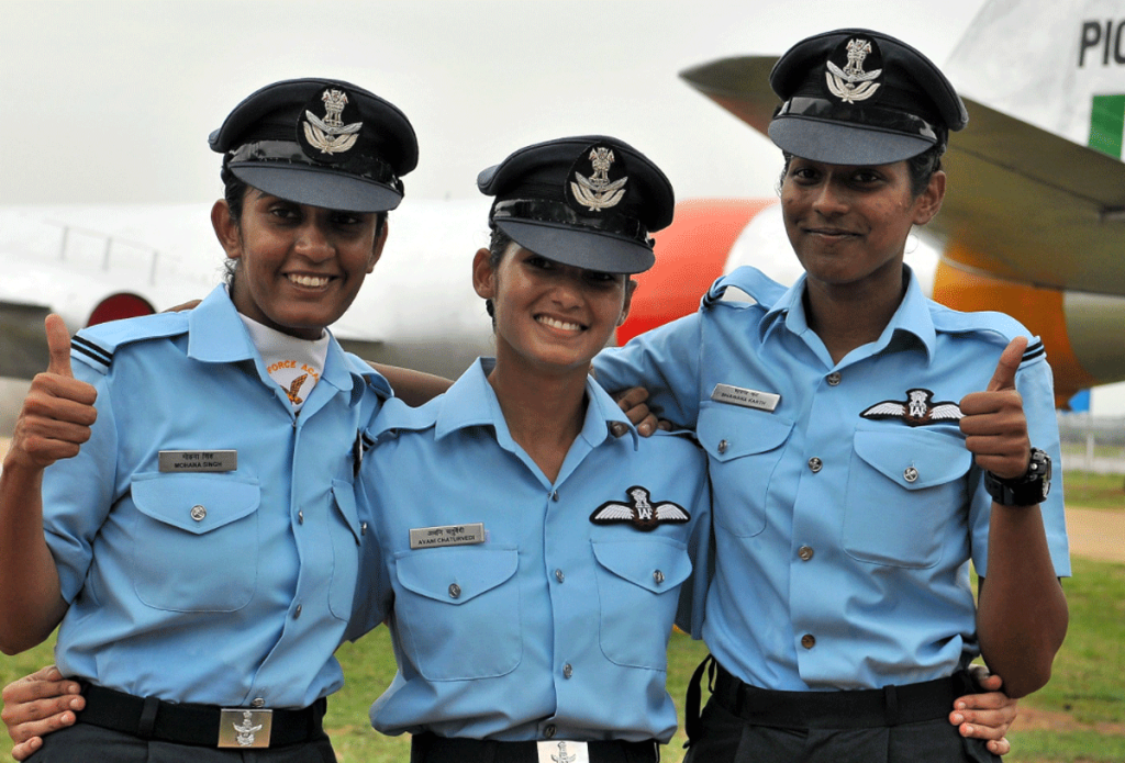 Indian Airforce Agniveer Vayu female cadets