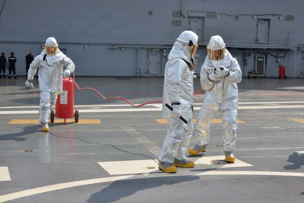 Indian Navy Fireman