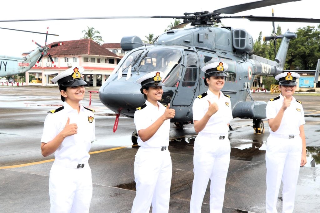 Indian Navy Civilian female cadets