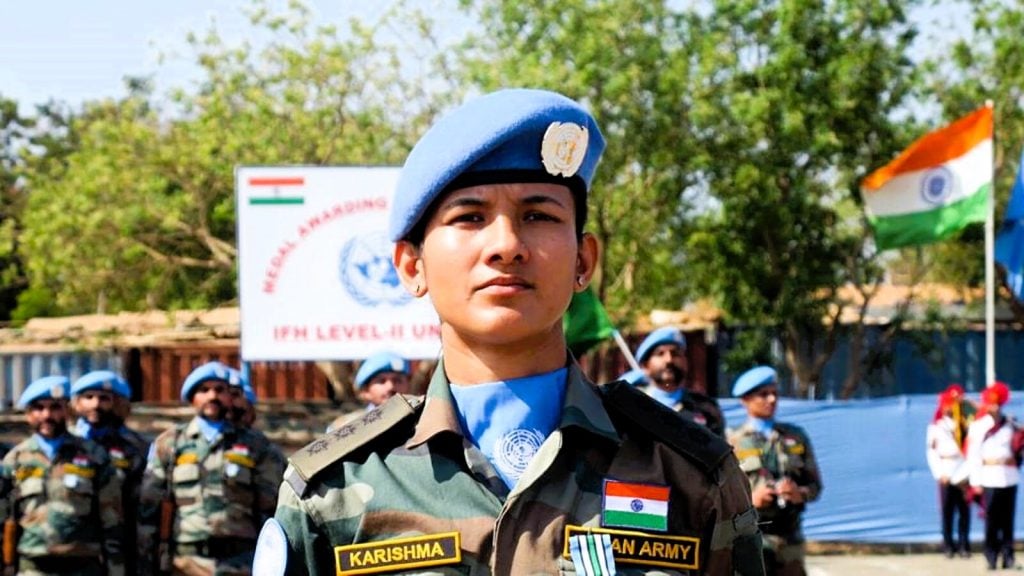 Female Indian Army Cadet