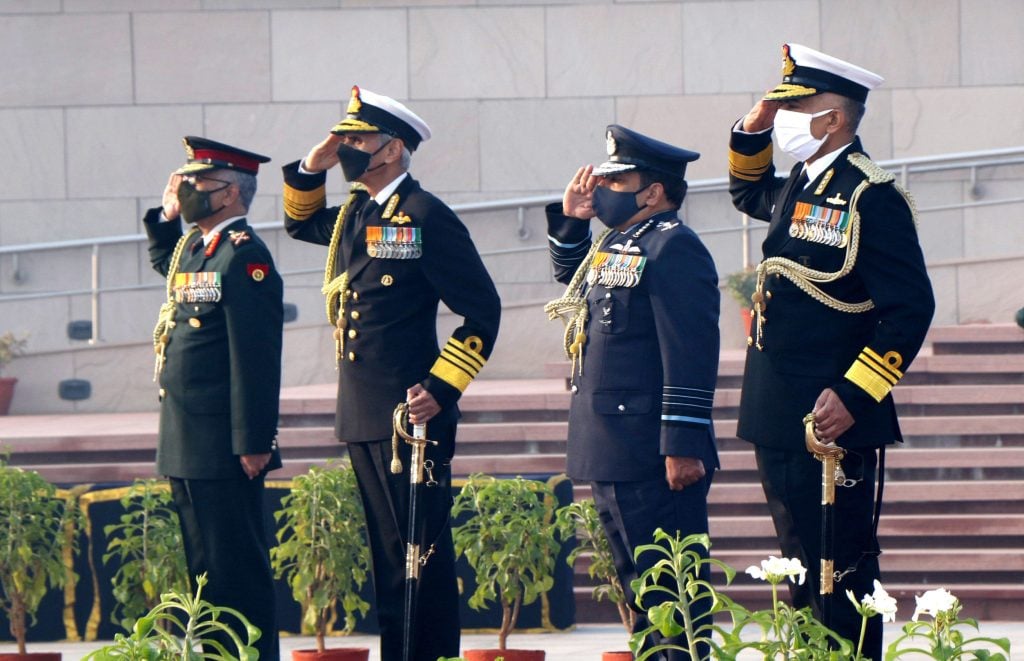 Why Indian Armed Forces Have Different Salutes 