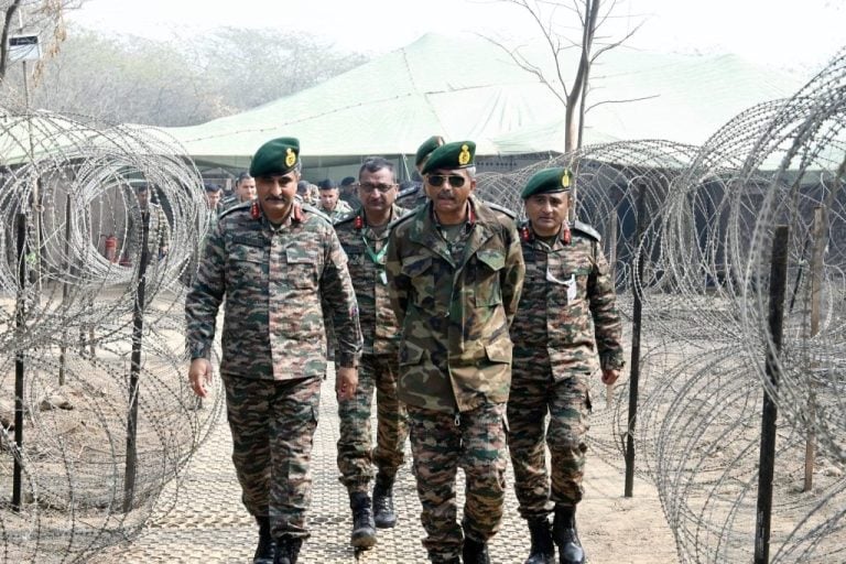 Indian Army's Western Command Reviews Operational Preparedness of Airawat Division