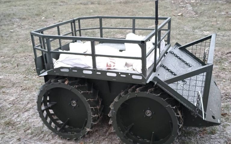 Ukraine Deploys New Unmanned Ground Vehicle 'Zmiy' for Military Logistics