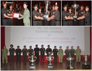 213 Infantry Officers, Including International Participants, Complete Young Officers Course at The Infantry School, Mhow