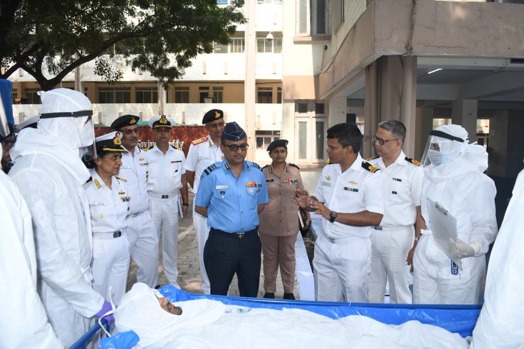 Air Marshal MS Sridhar Enhances Tri-Service Medical Coordination During Eastern Naval Command Visit