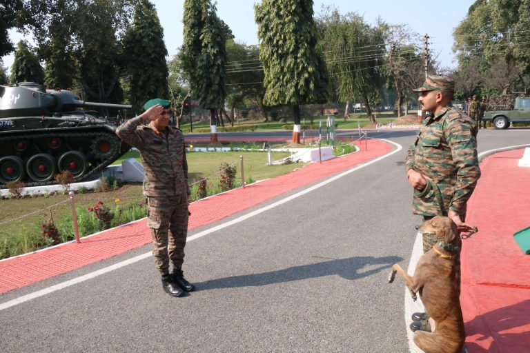 Canine Hero Teena Retires After Two Years of Heroic Service in Jammu & Kashmir