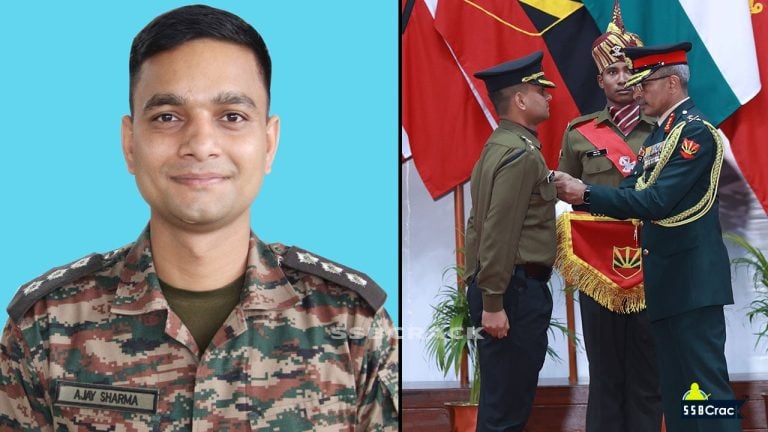 Captain Ajay Sharma Awarded SENA MEDAL for Heroic Rescue Operations during Sikkim Flash Flood