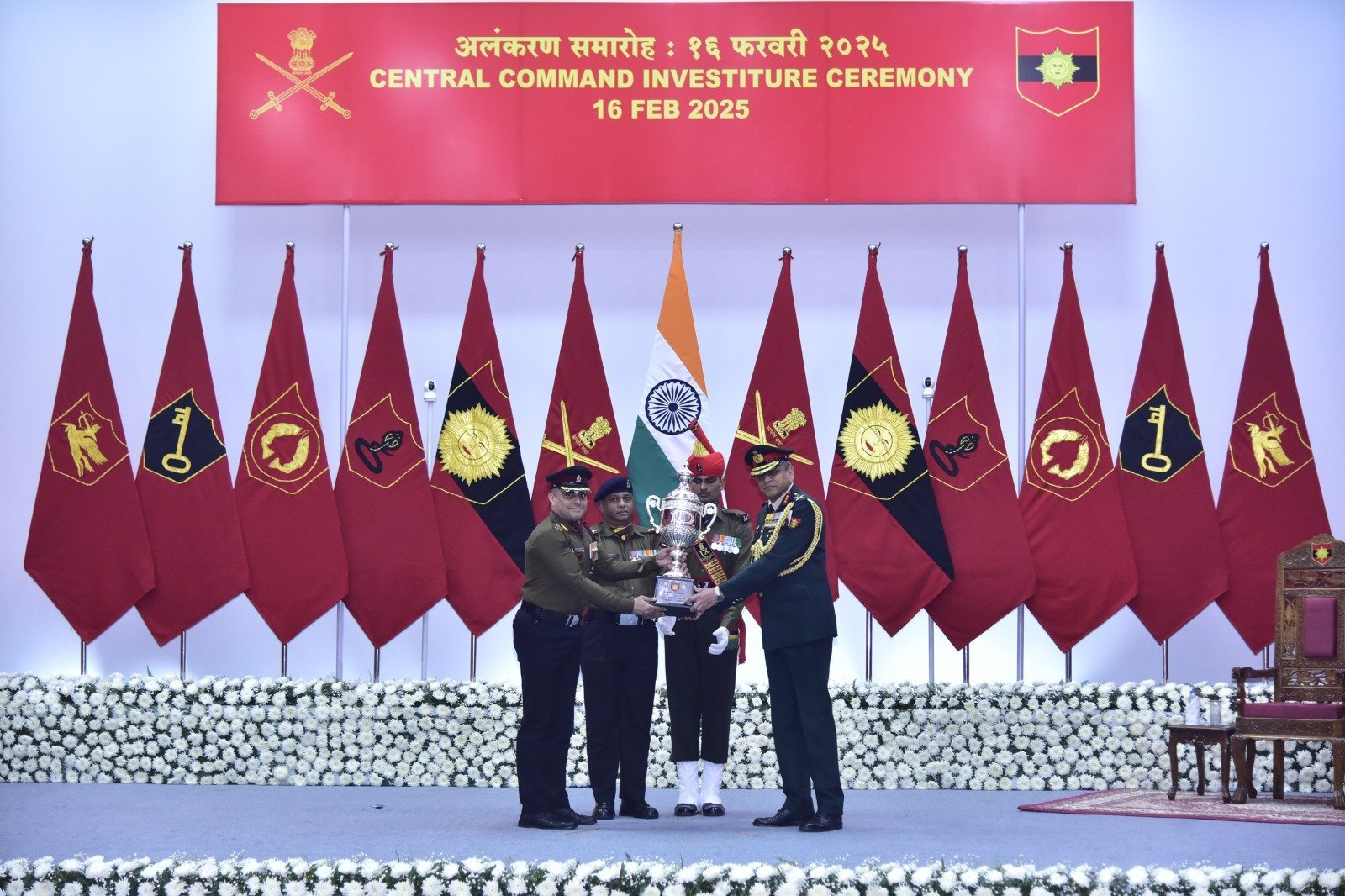 Central Command Investiture Ceremony 2025 Honors Valor and Excellence in Indian Army