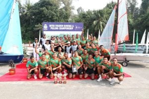 Cheetah Squadron Wins Inter Squadron Rowing Championship at Indian Naval Academy