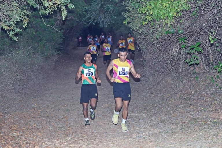 Eagle Squadron Triumphs at Indian Naval Academy's Cross-Country Championship