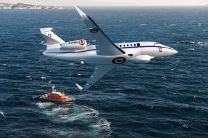 French Navy's Falcon 2000LXS Albatros Aircraft Performs Initial Flight