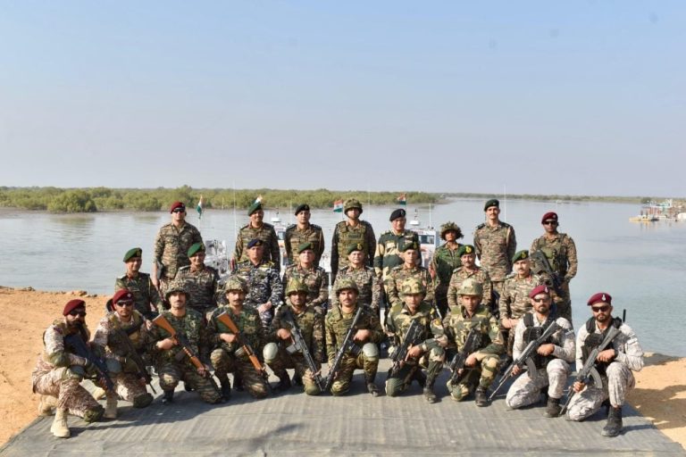 General Upendra Dwivedi Reviews Indian Army Operational Preparedness in Creek Sector