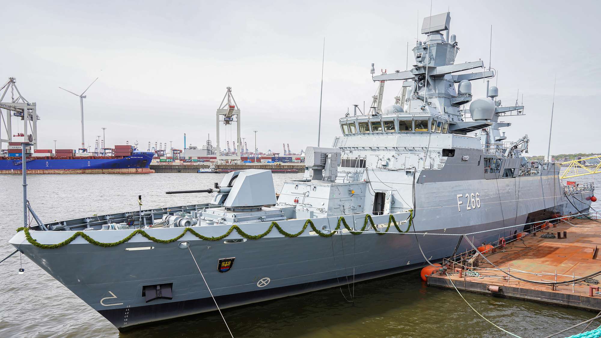 German Police Investigate Sabotage of Warship 'Emden' After Metal Shavings Found in Engine