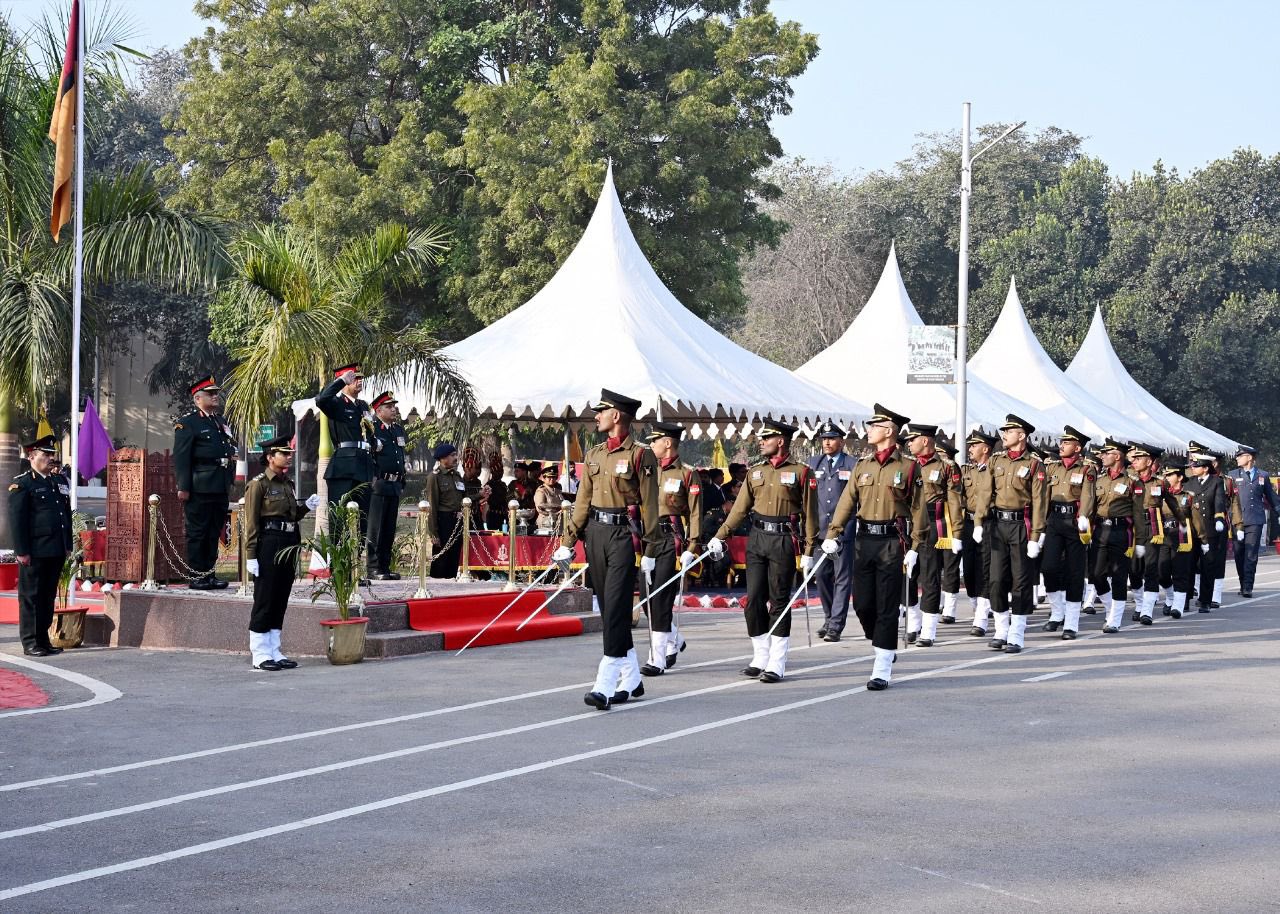 Grand Ceremonial Parade Marks Completion of Medical Officers Basic Course at AMC Centre, Lucknow