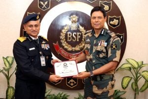 Indian Coast Guard and Border Security Force Leaders Meet to Strengthen National Security Cooperation