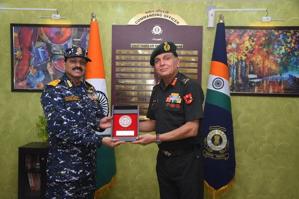 Lieutenant General Dhiraj Seth Strengthens Coastal Security in Strategic Meeting in Porbandar