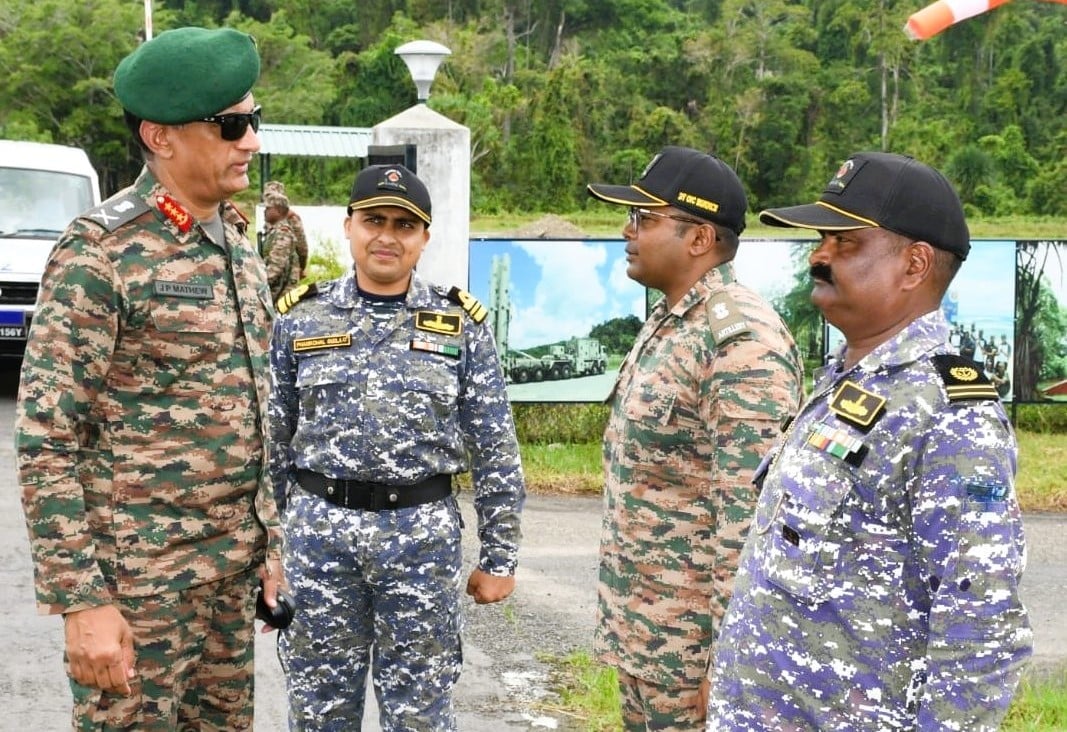 Lt Gen JP Mathew Visits Indira Point to Enhance Operational Readiness in Strategic Andaman & Nicobar Region