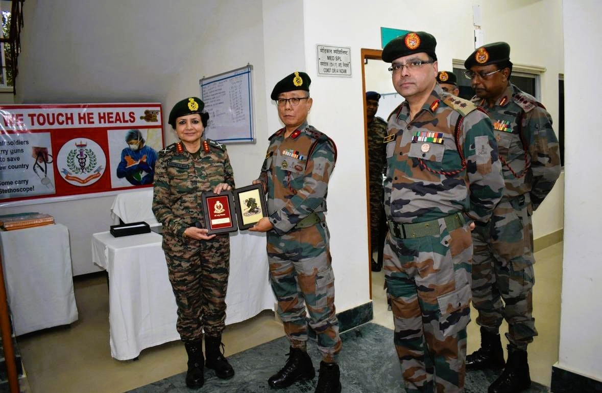 Lt Gen Sadhna S Nair Reviews Hospital Facilities in Eastern Sector to Enhance Military Healthcare