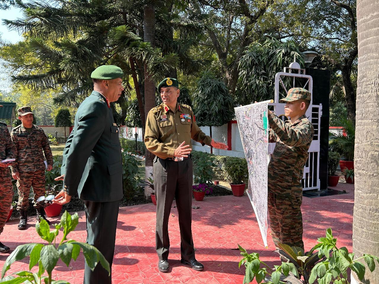 Lt Gen Sanjeev Chauhan Visits 39 Gorkha Training Centre to Review Training and Administrative Practices