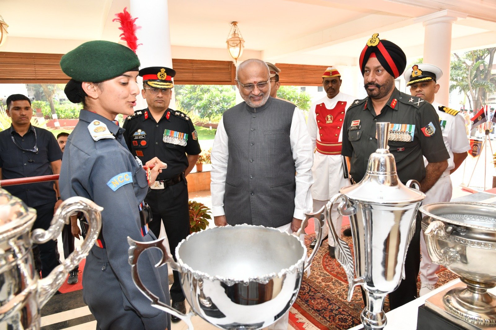 Maharashtra Governor Honors NCC Cadets for Outstanding Achievement at RDC 2025