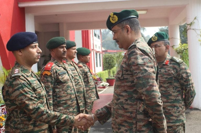 Major General Vikas Bhardwaj Reviews Training Infrastructure for Agniveers at Bihar Regiment Centre