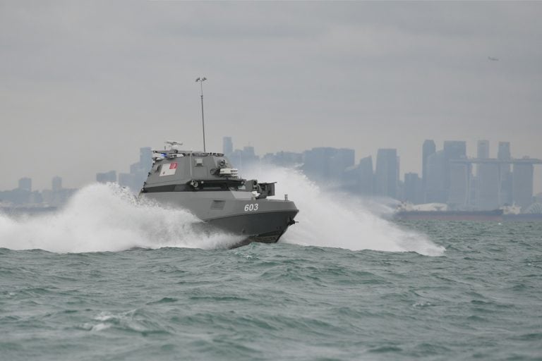 Singapore Navy Deploys Indigenous Unmanned Surface Vessels for Patrol Missions in Singapore Strait