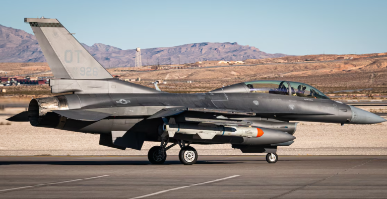 US Air Force Successfully Integrates Navy Harpoon Missile System on F-16 Fighting Falcon