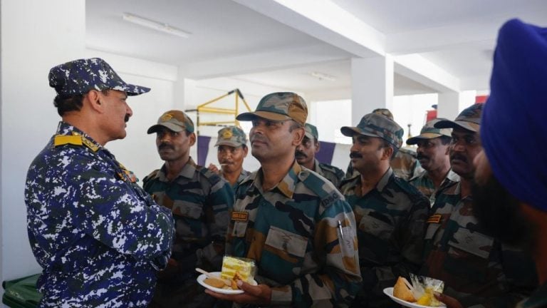 Admiral Dinesh K Tripathi Reviews Operational Preparedness at INS Kohassa, Emphasizes Modernization and Strategic Importance