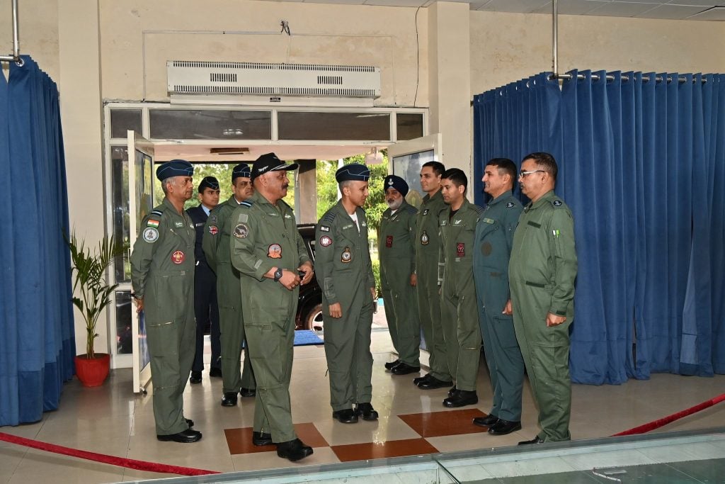 Air Marshal Jeetendra Mishra Conducts Operational Visit to Western Air Command Forward Bases